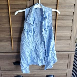 Aerie striped vest tank top blouse